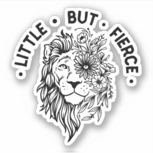 KLEIN MAAR FEL STICKER