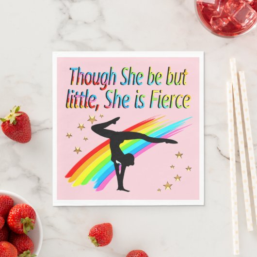 KLEIN MAAR FELLE GYMNAST MEISJE ONTWERP SERVET (Insitu)