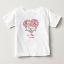 Klein maar Geliefd door Moeder Baby T-Shirt