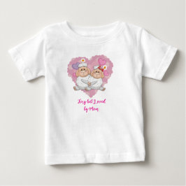 Klein maar Geliefd door Moeder Baby T-Shirt