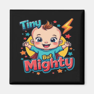 Klein maar krachtig - Schattige Super Baby Power-o Magneet
