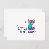 Klein maar luid briefkaart (Voorkant / Achterkant)