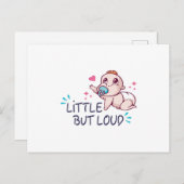 Klein maar luid briefkaart (Voorkant / Achterkant)