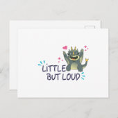 Klein maar luid briefkaart (Voorkant / Achterkant)