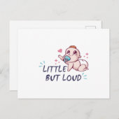 Klein maar luid briefkaart (Voorkant / Achterkant)