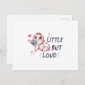 Klein maar luid briefkaart (Voorkant / Achterkant)