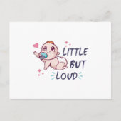 Klein maar luid briefkaart (Voorkant)