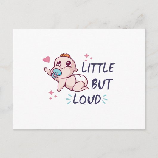 Klein maar luid briefkaart (Voorkant)