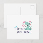 Klein maar luid briefkaart (Voorkant / Achterkant)