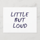 Klein maar luid briefkaart (Voorkant)