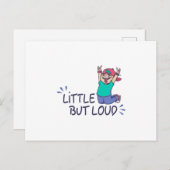 Klein maar luid briefkaart (Voorkant / Achterkant)