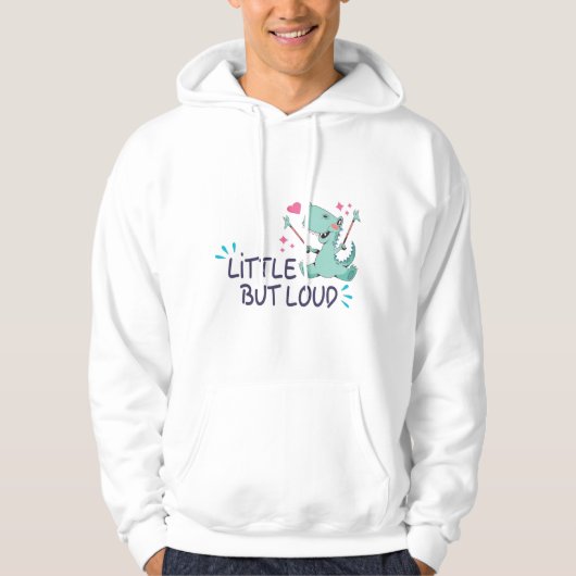 Klein maar luid hoodie (Voorkant)