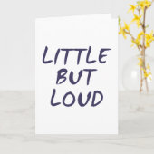 Klein maar luid kaart (Gele Bloem)