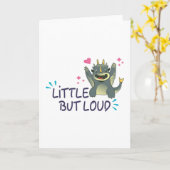 Klein maar luid kaart (Gele Bloem)