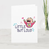 Klein maar luid kaart (Voorkant)