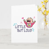 Klein maar luid kaart (Gele Bloem)