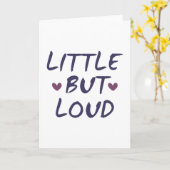 Klein maar luid kaart (Gele Bloem)