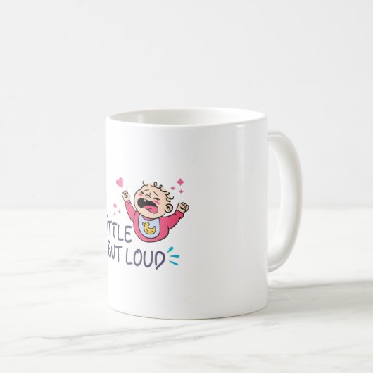 Klein maar luid koffiemok (Voorkant rechts)