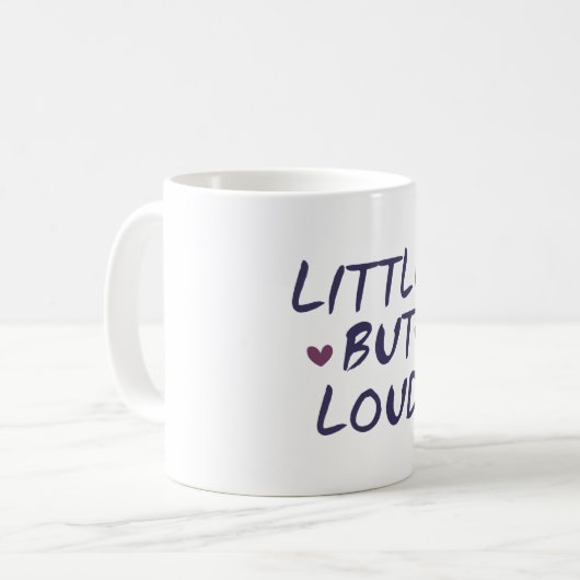 Klein maar luid koffiemok (Voorkant links)