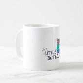Klein maar luidruchtig koffiemok (Voorkant links)