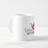 Klein maar luidruchtig koffiemok (Voorkant links)