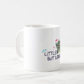 Klein maar luidruchtig koffiemok (Voorkant links)