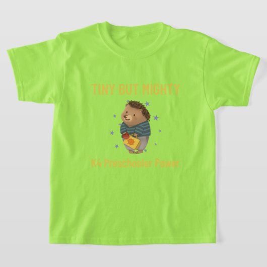 "Klein maar machtig - K4 Preschooler Power!" T-Shi T-shirt (Laagn)