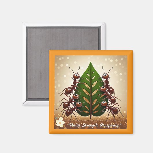 "Klein maar machtig" Magneet (Voorkant / Achterkant)