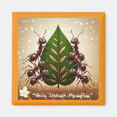 "Klein maar machtig" Magneet (Voorkant)