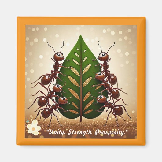 "Klein maar machtig" Magneet (Voorkant)