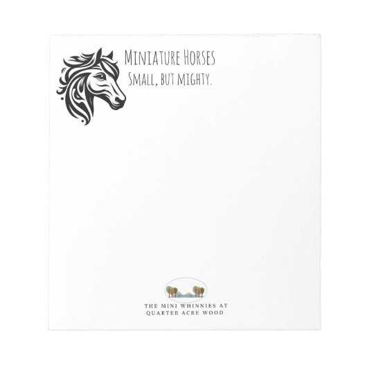 Klein, maar machtig Notitieblok (Voorkant)