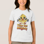KLEIN MAAR MIGHTIG Tri-Blend SHIRT (Voorkant)