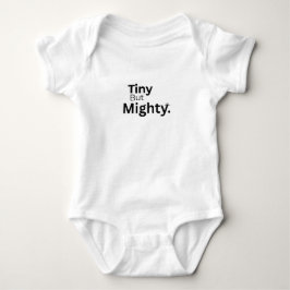 “Klein maar Moedig.” Minimalistische babybody met Romper
