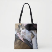 Klein maar Moedig: Roze Buggy-Tas van Dainty Doll Tote Bag (Voorkant)