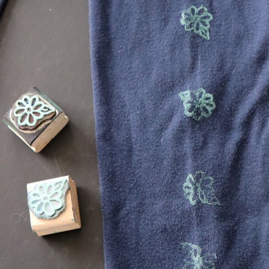 Klein Madeliefje Rubberstempel