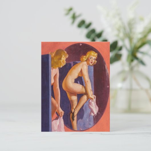 Klein maken briefkaart (Staand voorkant)