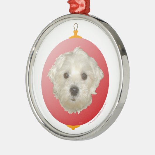 Klein Maltezer Kerst Ornament (Links)