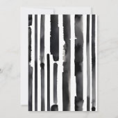 Klein man baby shower zwarte smoking en een pet kaart (Achterkant)