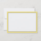 Klein Man bedankkaart, geel en grijs Bedankkaart (Achterkant)