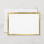 Klein Man Bedankt Card, Royal Blue, Gold (Achterkant)