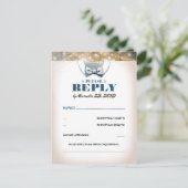 Klein Man | Boy Baby shower RSVP Briefkaart (Staand voorkant)