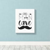 Klein Man Cave Canvas Print (Insitu (Houten vloer))