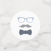 Klein Man Confetti, marineblauw, grijs Confetti (Kleine voorkant)