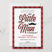 Klein Man wordt eerste verjaardag Kaart (Voorkant)