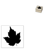 Klein mantel Leaf Canada Day Flag Symbool Red Rubberstempel (Gestempeld)