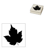 Klein mantel Leaf Canada Day Flag Symbool Red Rubberstempel (Gestempeld)