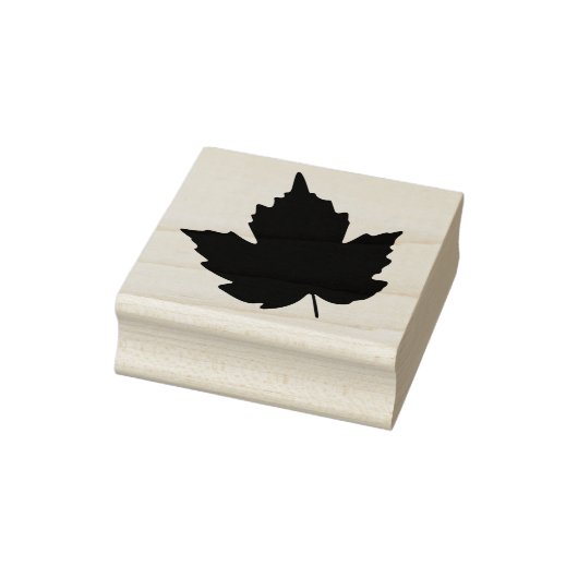 Klein mantel Leaf Canada Day Flag Symbool Red Rubberstempel (Stempel)