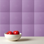Klein massief pastel paars Afrikaans violet Tegeltje<br><div class="desc">Gewoon kleurenmassief pastel paars-Afrikaans violet design.</div>