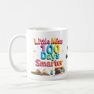 Klein Meisje 100 Dagen Slimmer Vier 100 Dagen Koffiemok