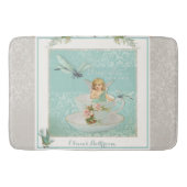Klein Meisje Badkamer Decor Fairies in Teacup Art Badmat (Voorkant)